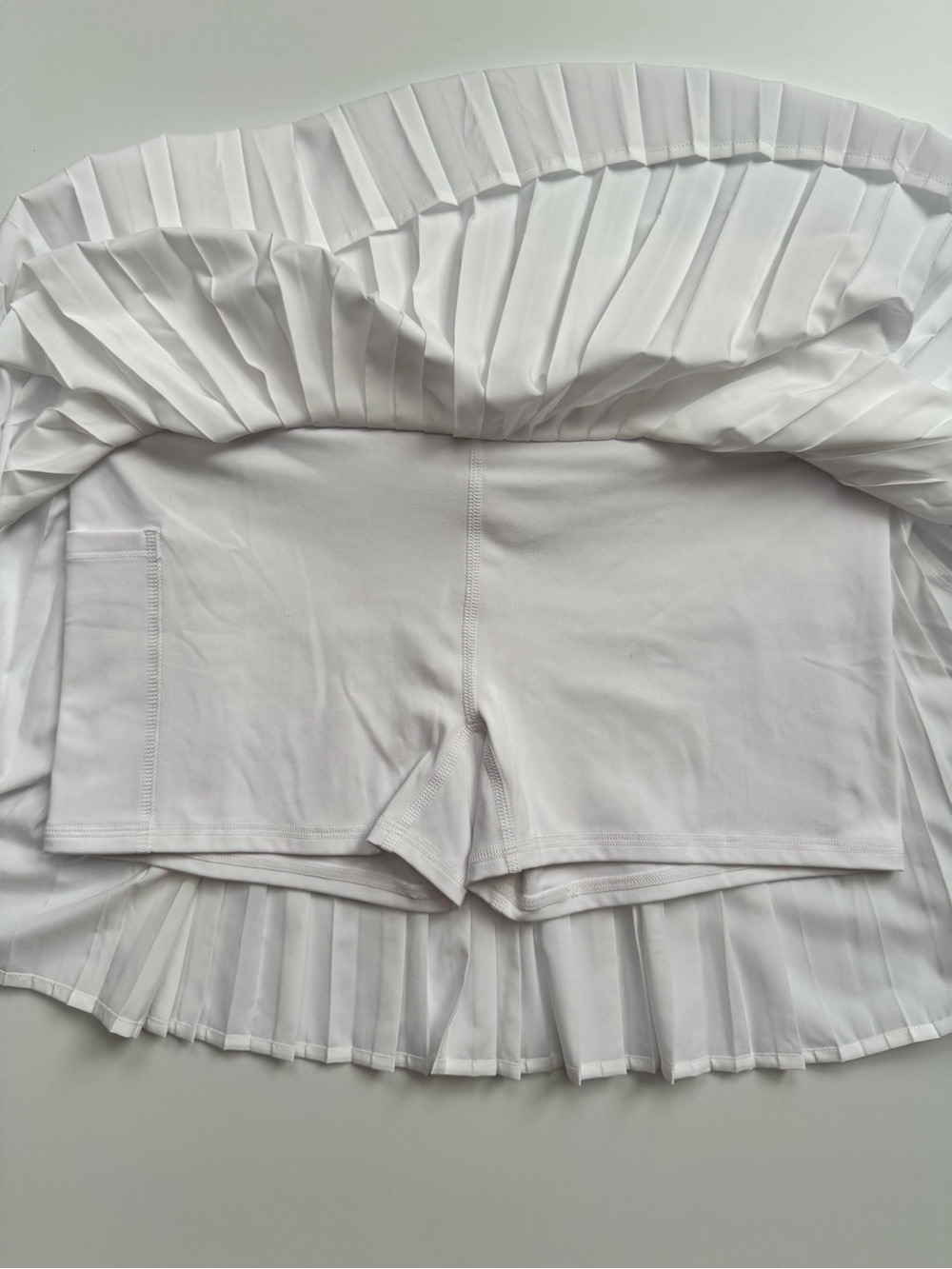 Fabletics Pleated Athletic Tennis Skirt in White - Picture 6 of 7
